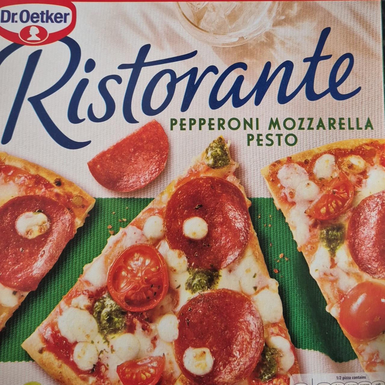 Fotografie - Ristorante Pepperoni Mozzarella Pesto Dr.Oetker