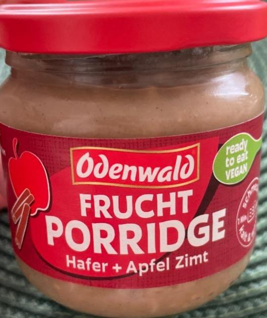 Fotografie - Frucht porridge hafer + apfel zimt Odenwald