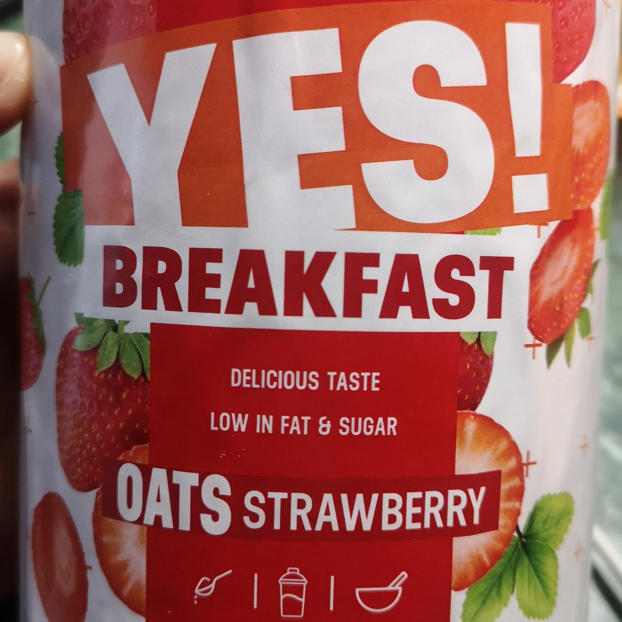 Fotografie - Breakfast Oats Strawberry Yes!