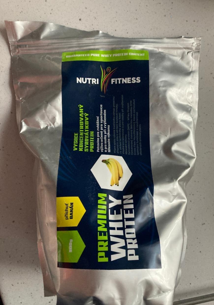 Fotografie - Premium Whey Protein příchuť Banán Nutri Fitness