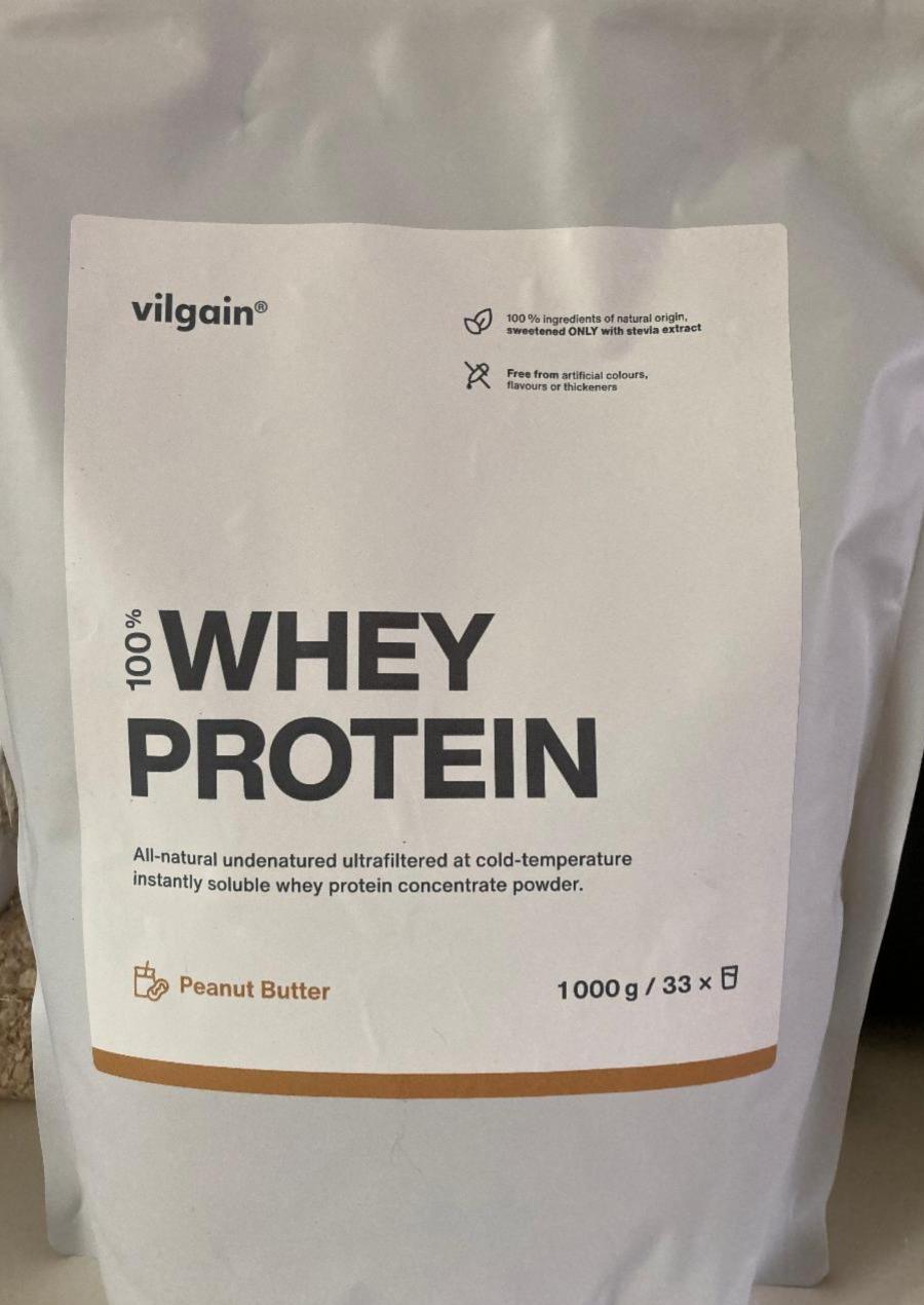 Fotografie - 100% whey protein peanut butter Vilgain