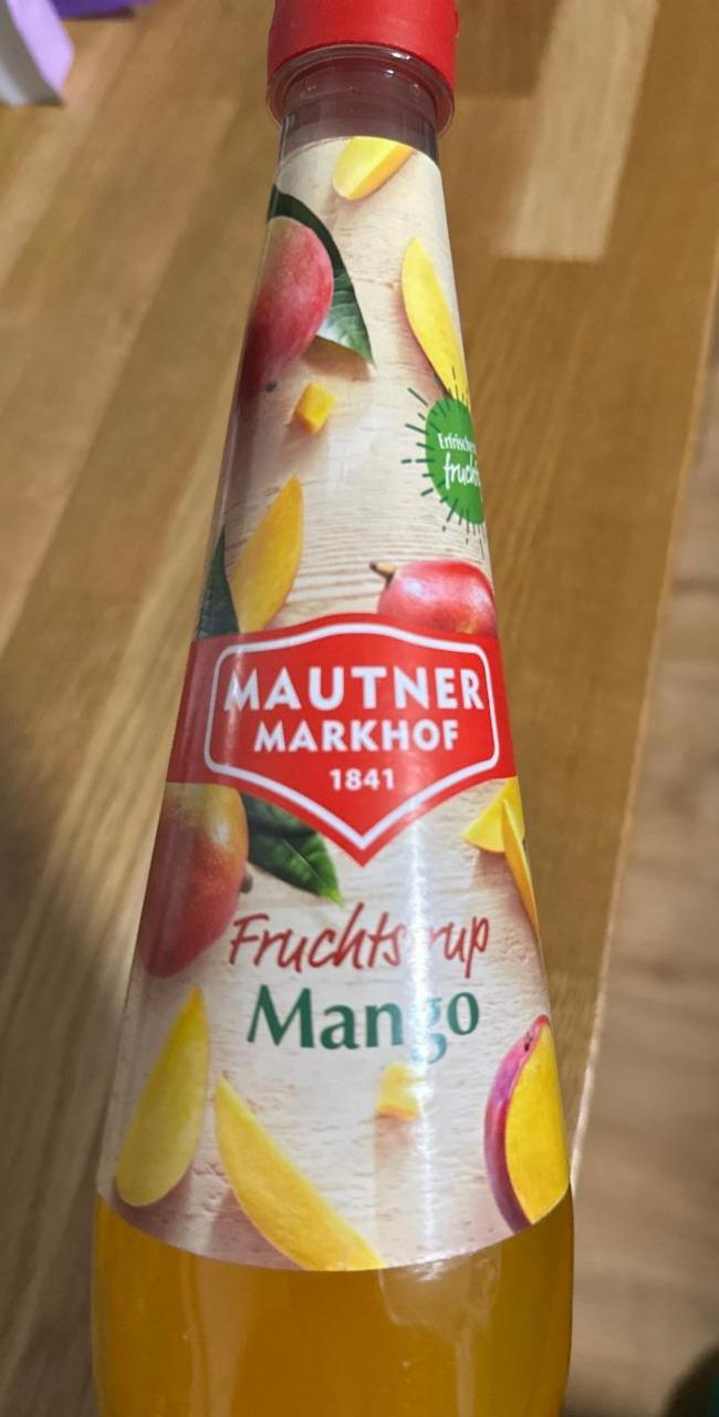 Fotografie - Fruchtsirup Mango Mautner Markhof