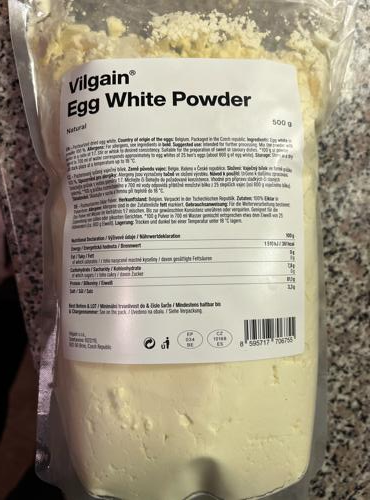 Fotografie - Egg white powder natural Vilgain