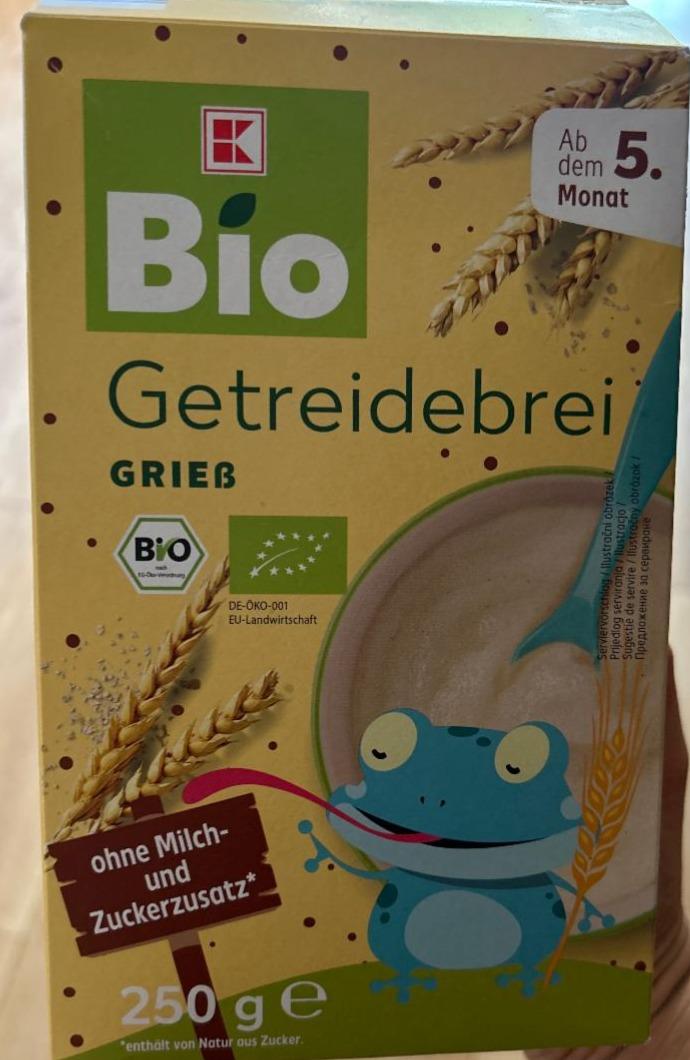 Fotografie - Bio Getreidebrei grieß K-Bio