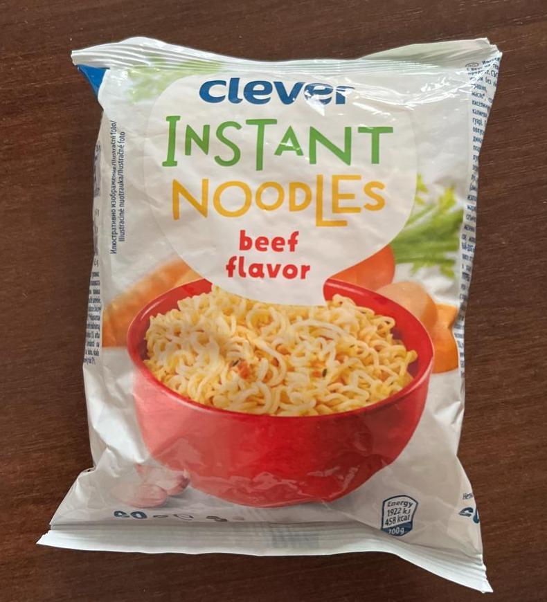 Fotografie - Instant Noodles beef flavor Clever